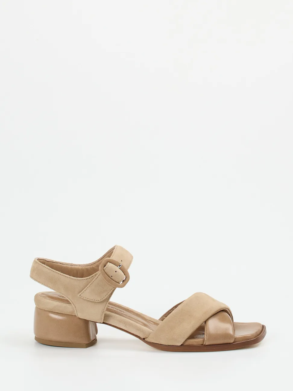 Konstantin Starke – Sandalen aus Veloursleder beige