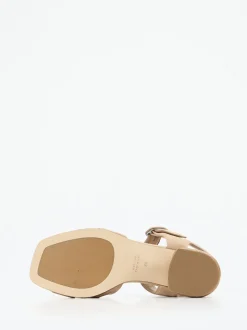 Konstantin Starke – Sandalen aus Veloursleder beige