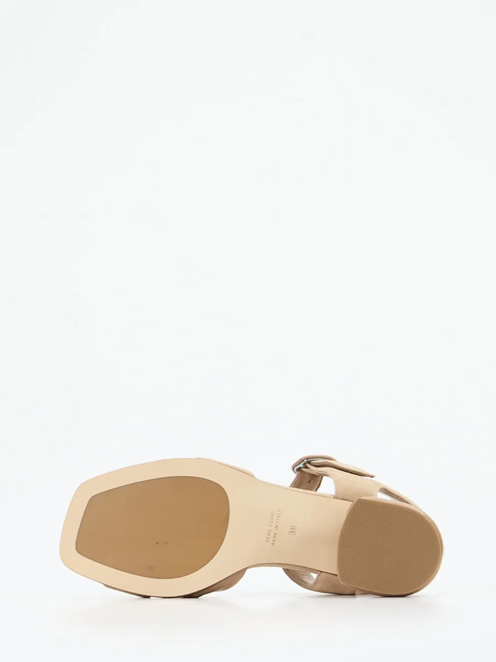 Konstantin Starke – Sandalen aus Veloursleder beige