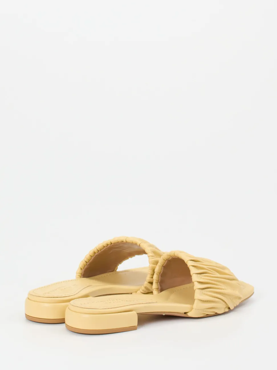 Konstantin Starke – Sandalen aus Synthetikleder Pastellgelb
