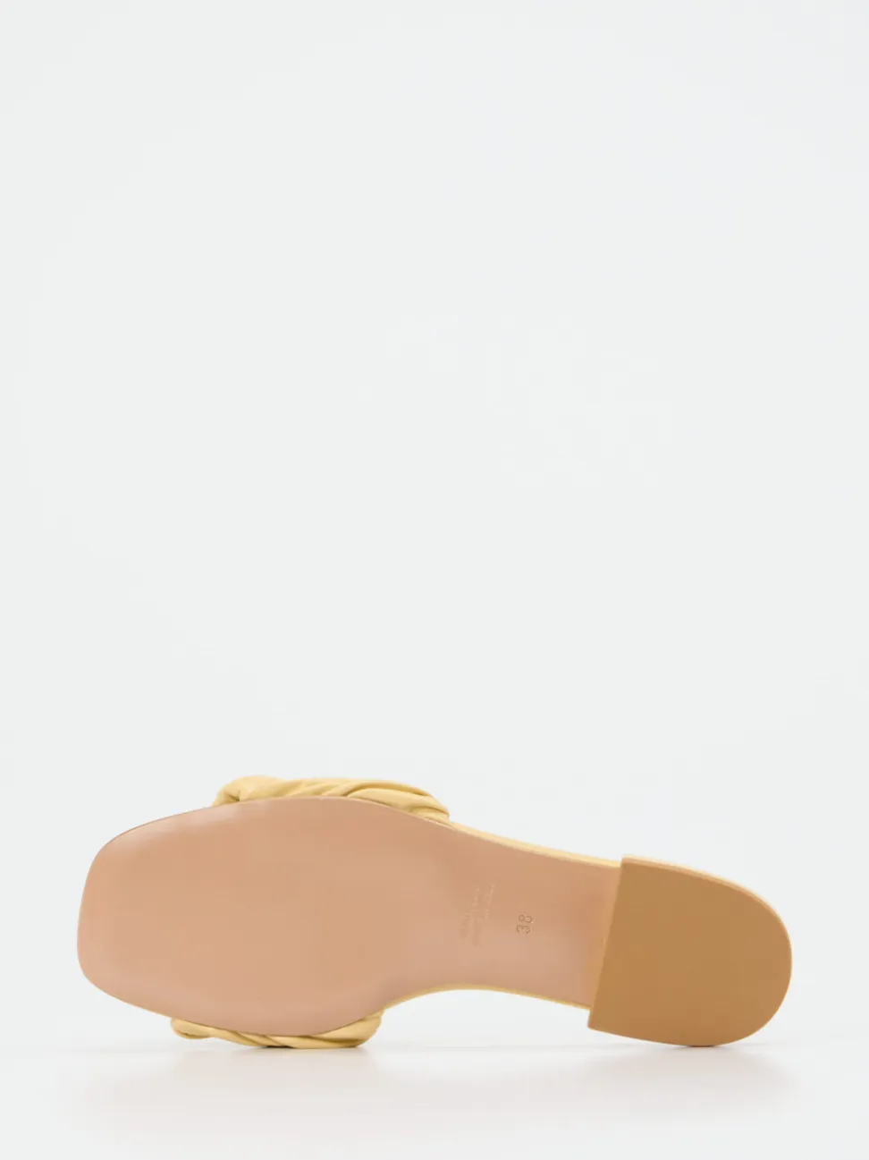 Konstantin Starke – Sandalen aus Synthetikleder Pastellgelb
