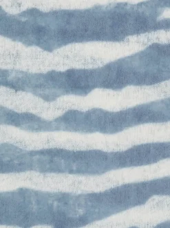 Konstantin Starke – Schal aus Wolle in Jeansblau