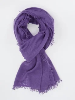 Konstantin Starke – Schal aus Viskose-Polyacryl Violett