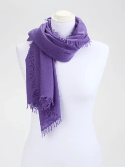 Konstantin Starke – Schal aus Viskose-Polyacryl Violett