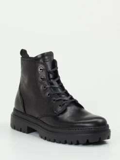 Konstantin Starke – Schnürboots aus Kalbleder schwarz
