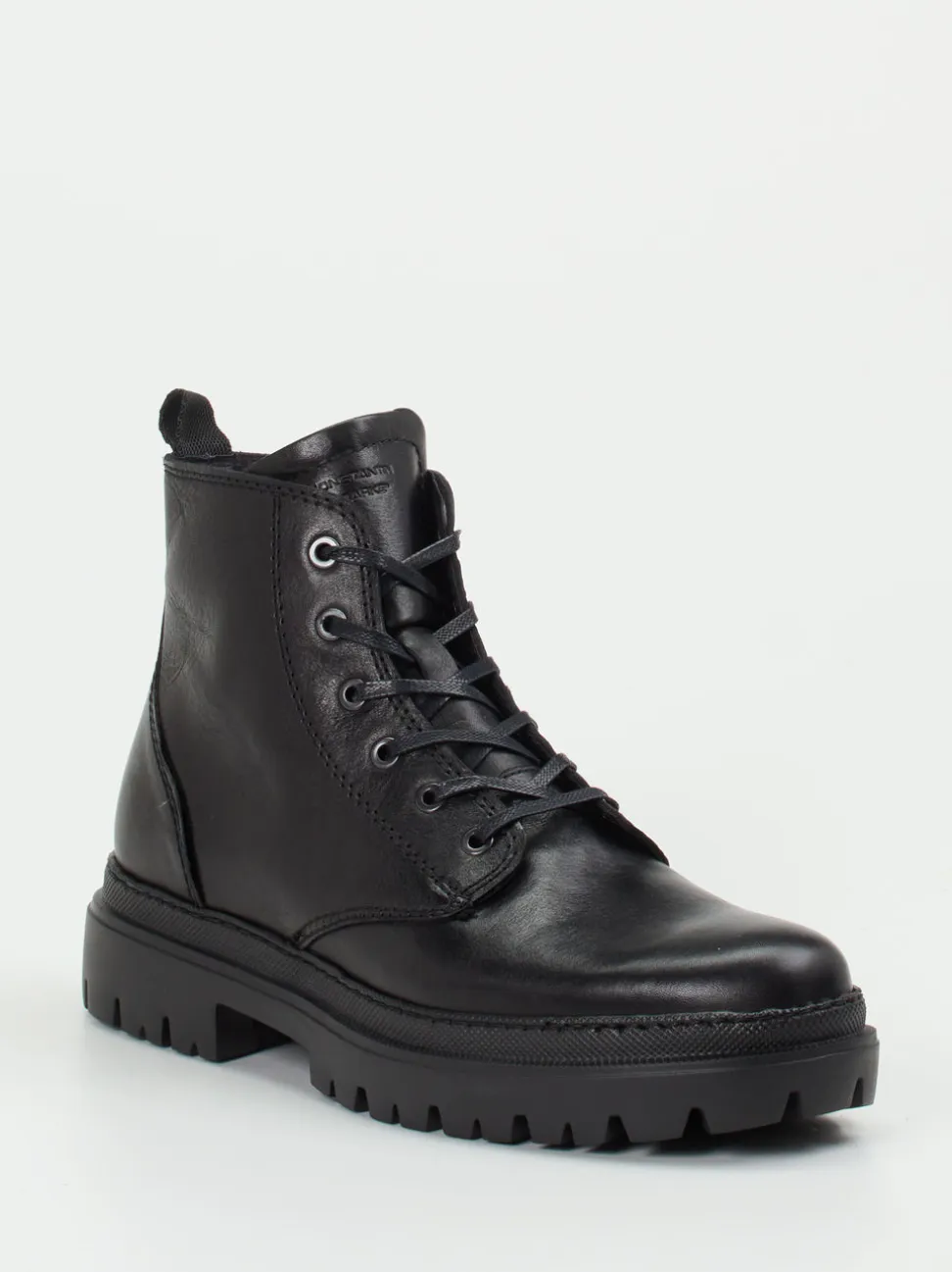 Konstantin Starke – Schnürboots aus Kalbleder schwarz