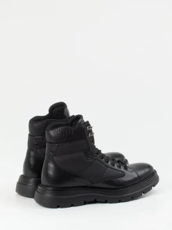 Konstantin Starke – Schnürboots aus Lammleder schwarz