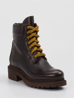 Konstantin Starke – Schnürboots aus Kalbleder Dunkelbraun