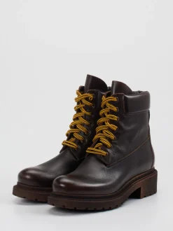 Konstantin Starke – Schnürboots aus Kalbleder Dunkelbraun