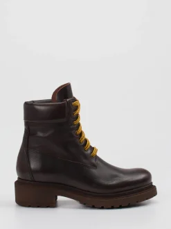 Konstantin Starke – Schnürboots aus Kalbleder Dunkelbraun