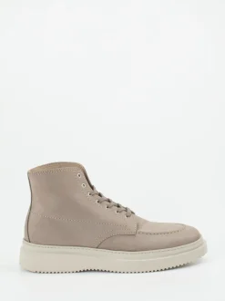 Konstantin Starke – Schnürboots aus Nubukleder Taupe