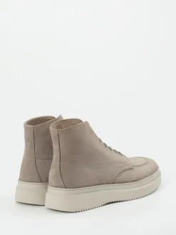 Konstantin Starke – Schnürboots aus Nubukleder Taupe