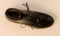 Konstantin Starke – Schnürboots aus Lammleder Schwarz