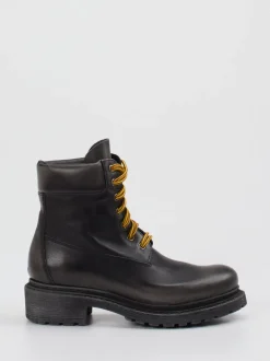 Konstantin Starke – Schnürboots aus Kalbleder anthrazit
