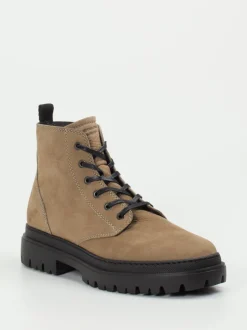Konstantin Starke – Schnürboots aus Nubukleder Sandbeige