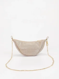 Konstantin Starke – Schultertasche aus Leder goldfarben