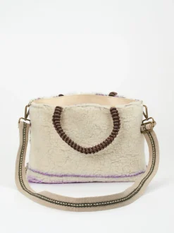 Konstantin Starke – Schultertasche aus Textil mit Fransen
