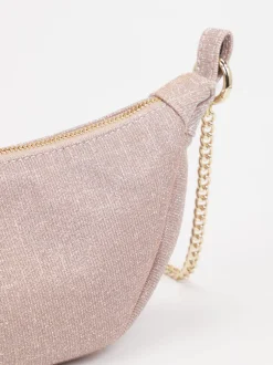 Konstantin Starke – Schultertasche aus Leder in Rosé