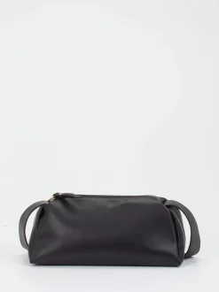 Konstantin Starke – Schultertasche aus Lammleder Schwarz
