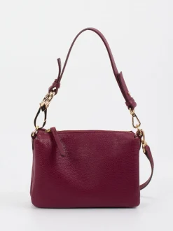 Konstantin Starke – Schultertasche aus Kalbleder Bordeaux