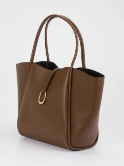 Konstantin Starke – Shopper aus Kalbleder in Braun