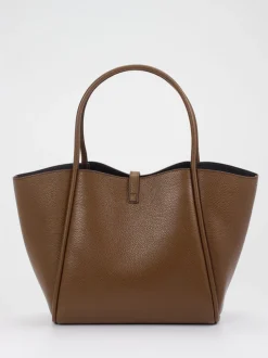 Konstantin Starke – Shopper aus Kalbleder in Braun