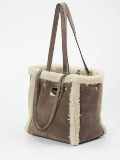 Konstantin Starke – Shopper aus Textil in Taupe