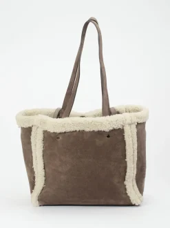 Konstantin Starke – Shopper aus Textil in Taupe