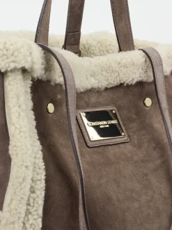 Konstantin Starke – Shopper aus Textil in Taupe