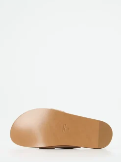 Konstantin Starke – Slides aus Veloursleder in Beige