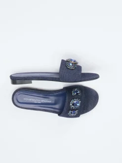 Konstantin Starke – Slides aus Textil in Denimoptik