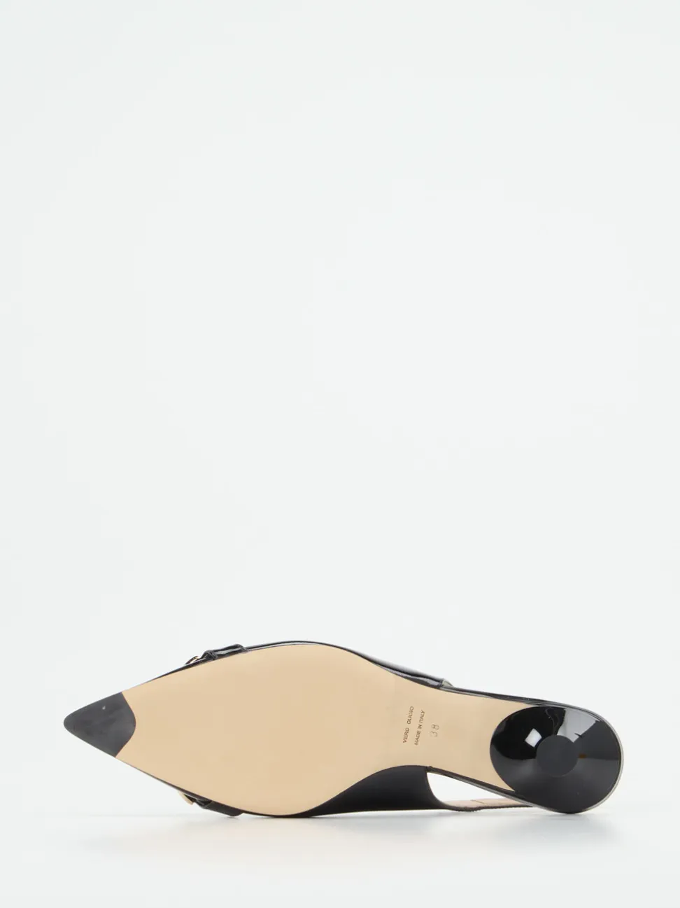 Konstantin Starke – Slingback-Pumps aus Lackleder Schwarz