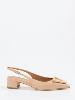 Konstantin Starke – Slingback-Pumps aus Lammleder Beige