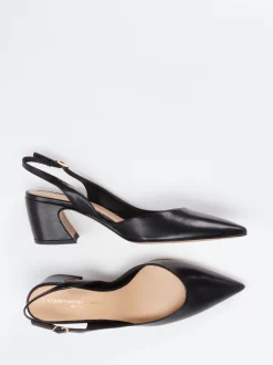 Konstantin Starke – Slingback-Pumps aus Lammleder schwarz
