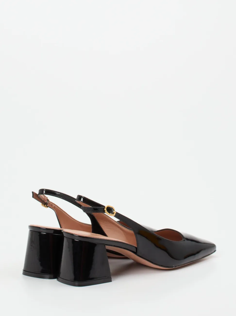 Konstantin Starke – Slingback-Pumps aus Lackleder Schwarz