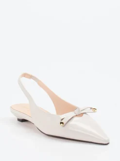 Konstantin Starke – Slingback-Ballerinas aus Lammleder Beige