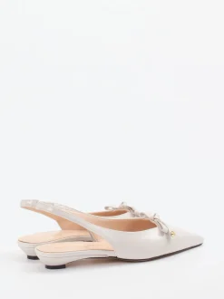 Konstantin Starke – Slingback-Ballerinas aus Lammleder Beige