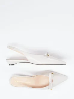 Konstantin Starke – Slingback-Ballerinas aus Lammleder Beige