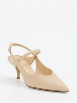 Konstantin Starke – Slingback-Pumps aus Lammleder beige