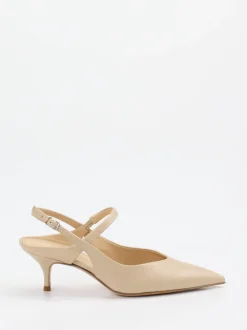 Konstantin Starke – Slingback-Pumps aus Lammleder beige