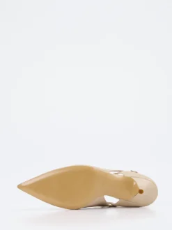 Konstantin Starke – Slingback-Pumps aus Lammleder beige