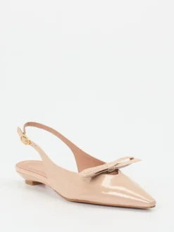 Konstantin Starke – Slingback-Ballerinas aus Lackleder Beige