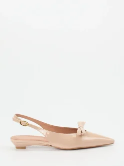 Konstantin Starke – Slingback-Ballerinas aus Lackleder Beige