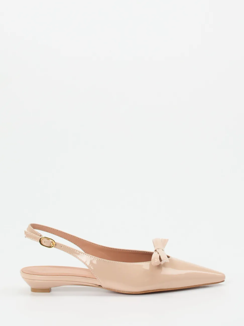 Konstantin Starke – Slingback-Ballerinas aus Lackleder Beige