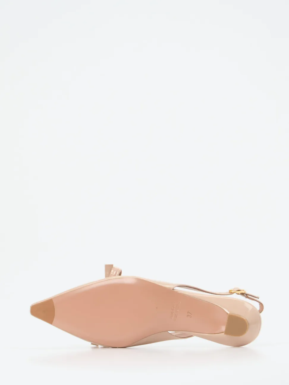 Konstantin Starke – Slingback-Ballerinas aus Lackleder Beige