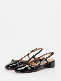 Konstantin Starke – Slingback-Pumps aus Lackleder Schwarz