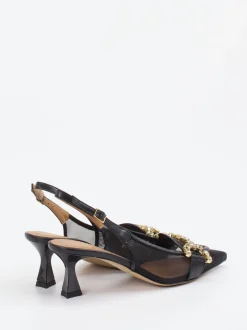 Konstantin Starke – Slingback-Pumps aus Netz in Schwarz