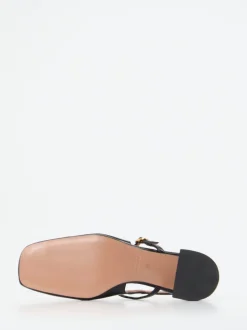 Konstantin Starke – Slingback-Pumps aus Lackleder schwarz