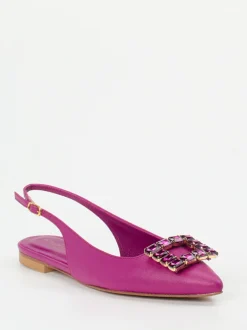 Konstantin Starke – Slingback-Ballerinas aus Lammleder pink