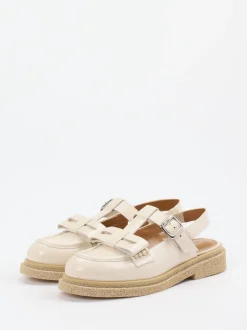 Konstantin Starke – Slingback-Loafer aus Lammleder beige